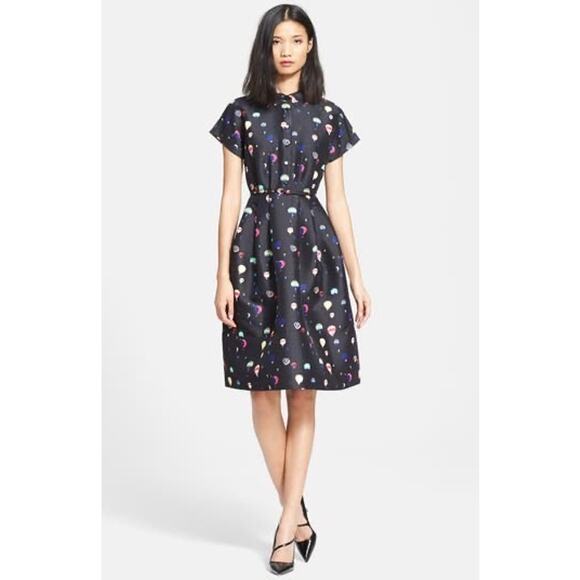 Kate Spade hot air Balloon midi dress fit & flare size 2 - Picture 1 of 10